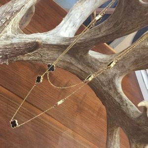 Park Lane long gold layering necklace